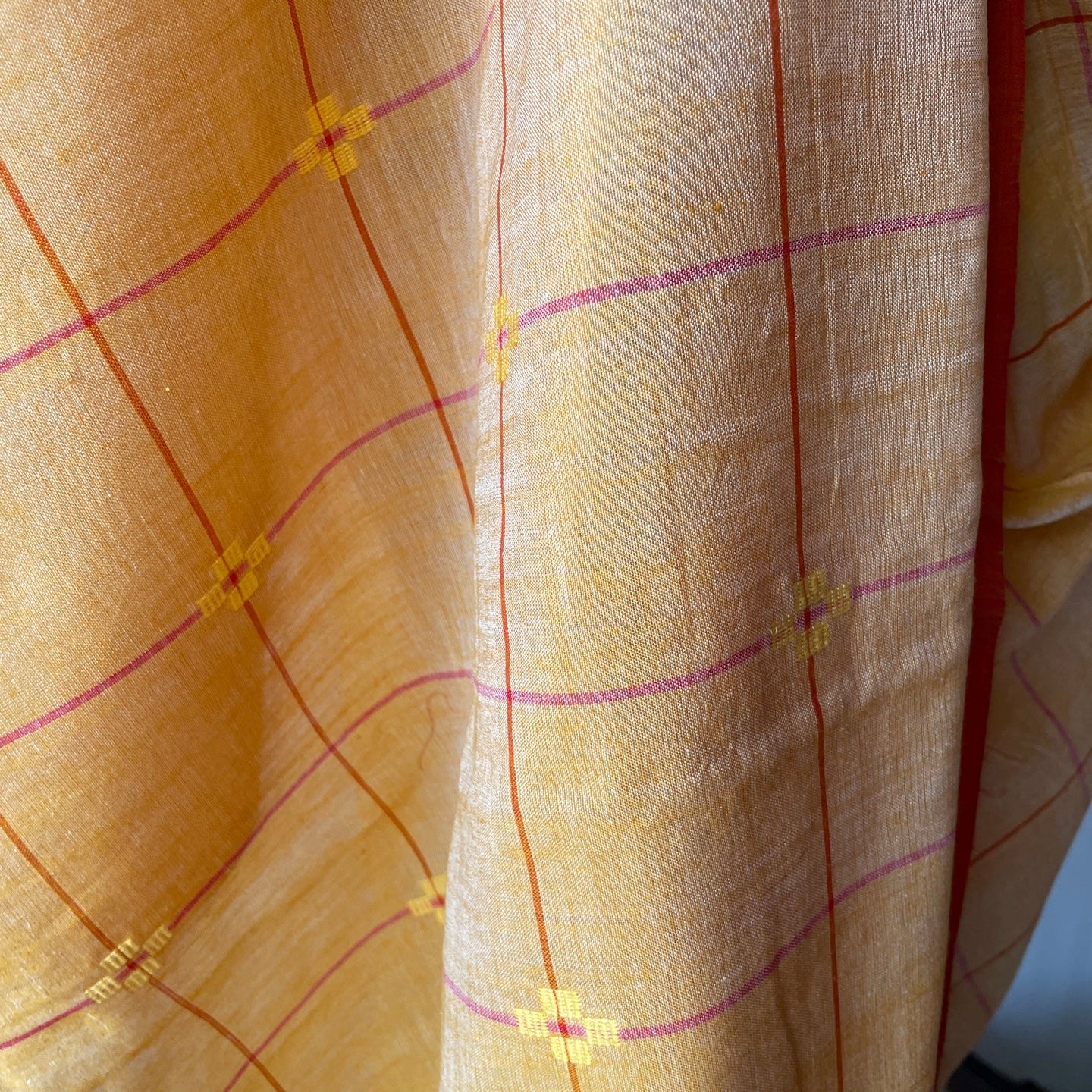 Handwoven Cotton Sari - SN351