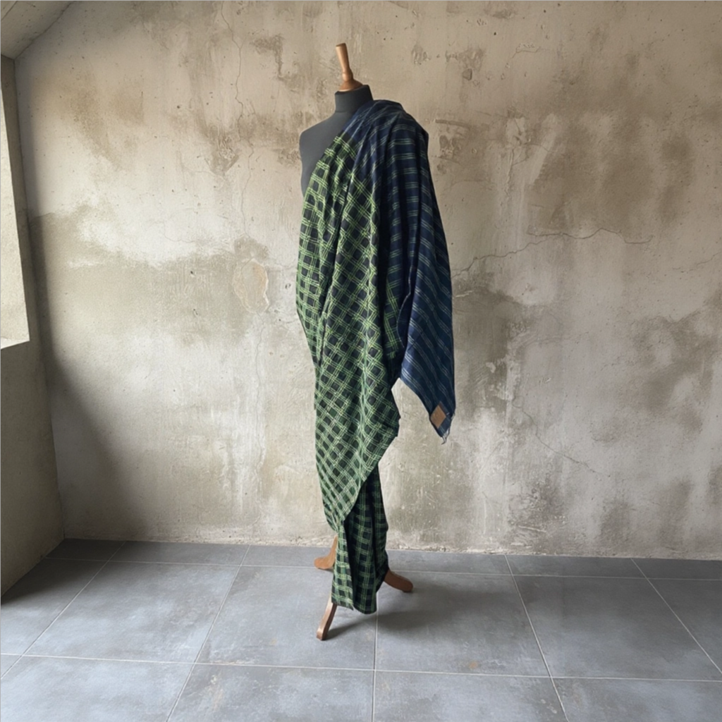 Handwoven Cotton Sari - SN049
