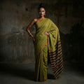 Handwoven Cotton Sari  - SN088
