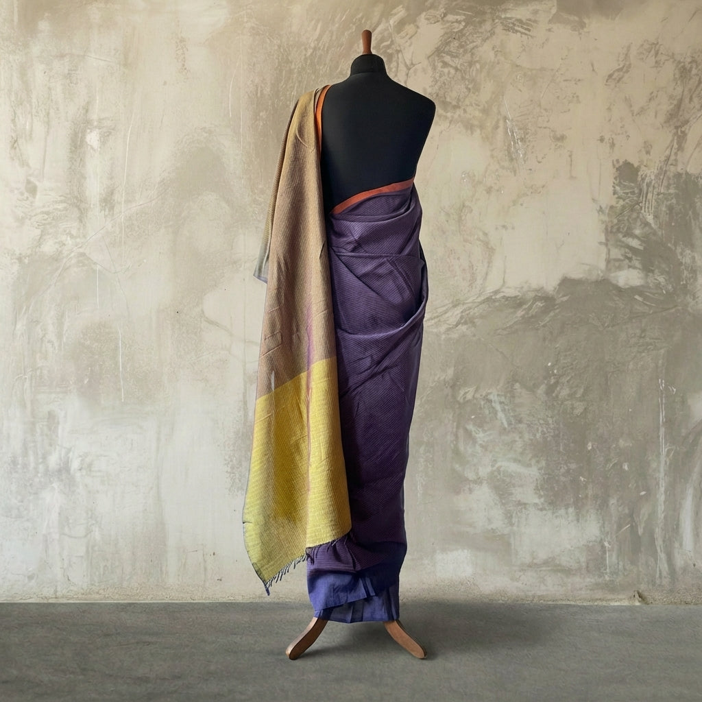 Handwoven Reyon Sari - SN104