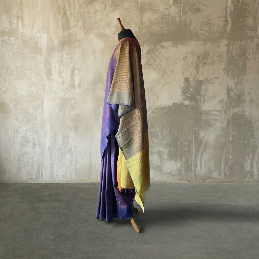 Handwoven Reyon Sari - SN104