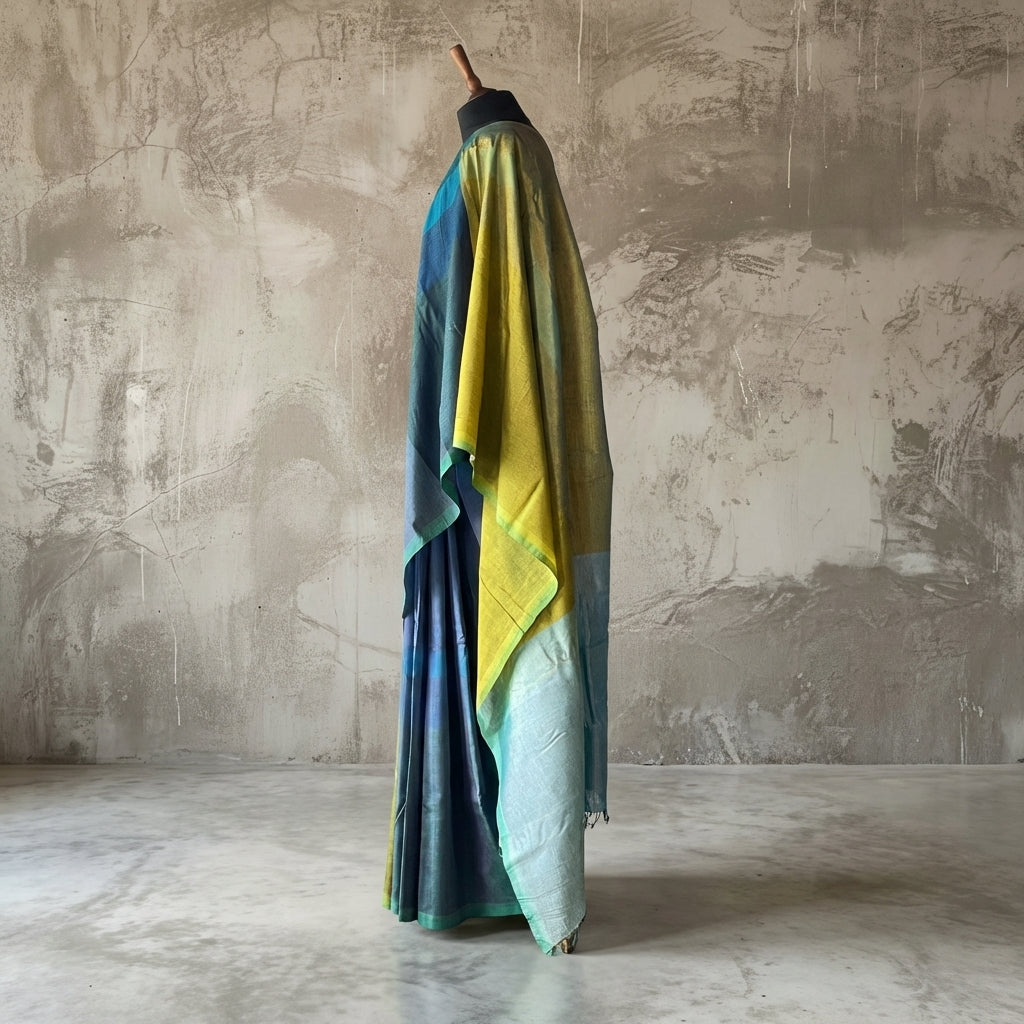 Handwoven Reyon Sari -SN198