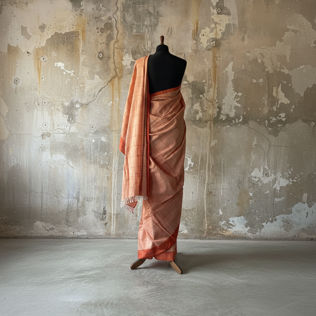 Handwoven Cotton Sari - SN350
