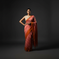 Handwoven cotton sari - SPD_018