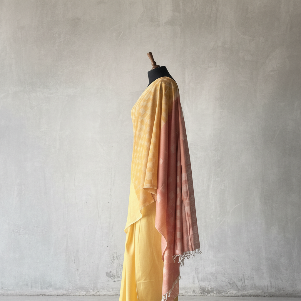 Handwoven Cotton Sari - SPD_018