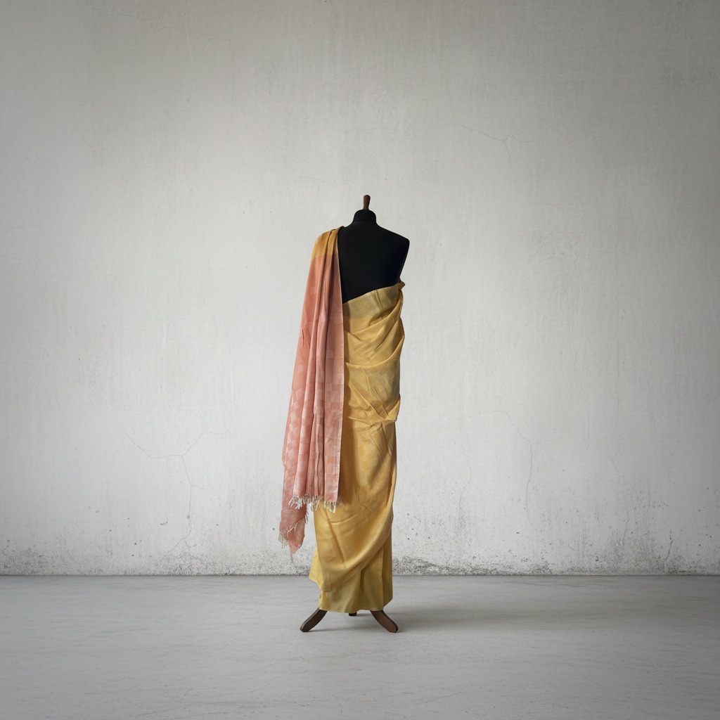 Handwoven Cotton Sari - SPD_018