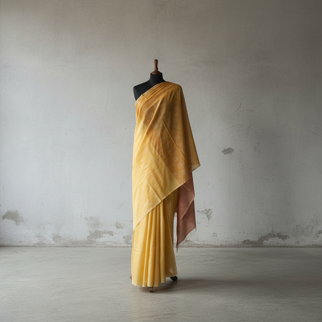 Handwoven Cotton Sari - SPD_018